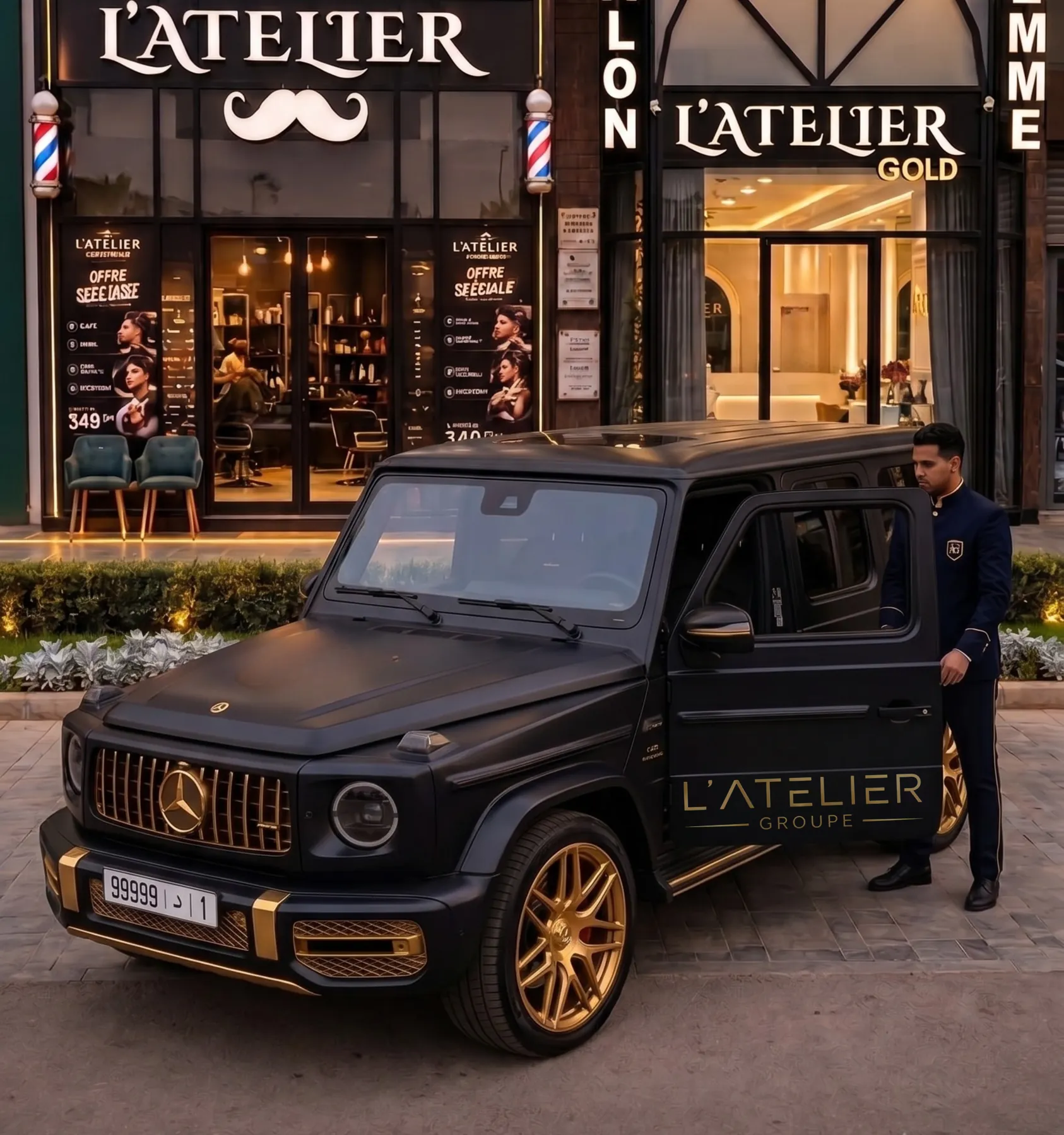 Devanture de L'Atelier Car à El Jadida